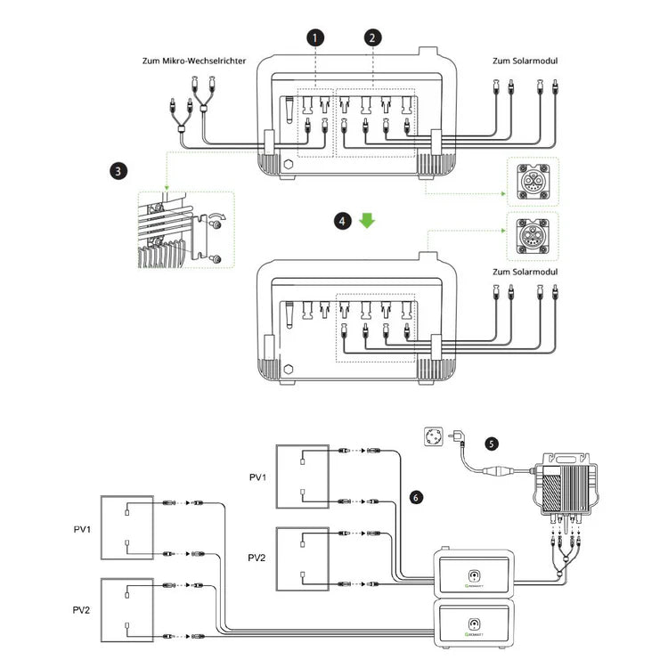 Growatt Noah 2000 (2048 Wh) Balkonkraftwerk Speicher