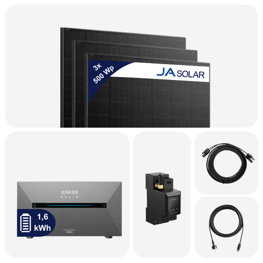 Anker Solix Solarbank 2 PRO Balkonkraftwerk 1500W