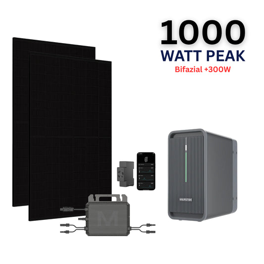 WAYBEX 1000W Balkonkraftwerk mit Marstek B2500-D