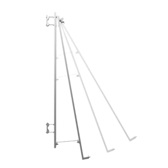 Halterung  für Balkone 60° (Balkonmontage)