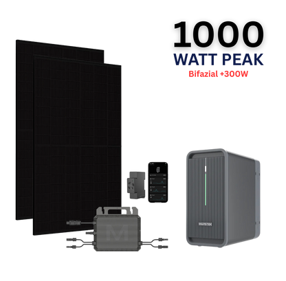 WAYBEX 1000W Balkonkraftwerk mit Marstek B2500-D