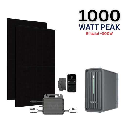 WAYBEX 1000W Balkonkraftwerk mit Marstek B2500-D