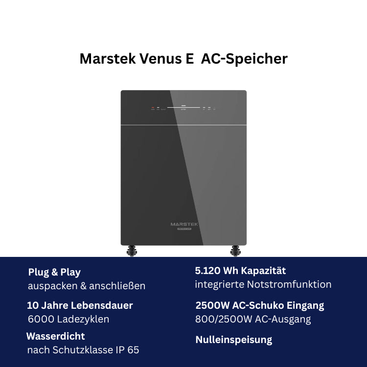 WAYBEX 2000W Balkonkraftwerk mit Marstek Venus E